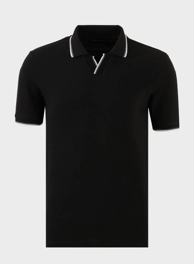 Buratti  Buratti Cotton Regular Fit Stripe Detailed 3-Pack Polo Collar T-Shirt Men's Polo Collar T-Shirt 5902964S3 for Men | Best Price UAE